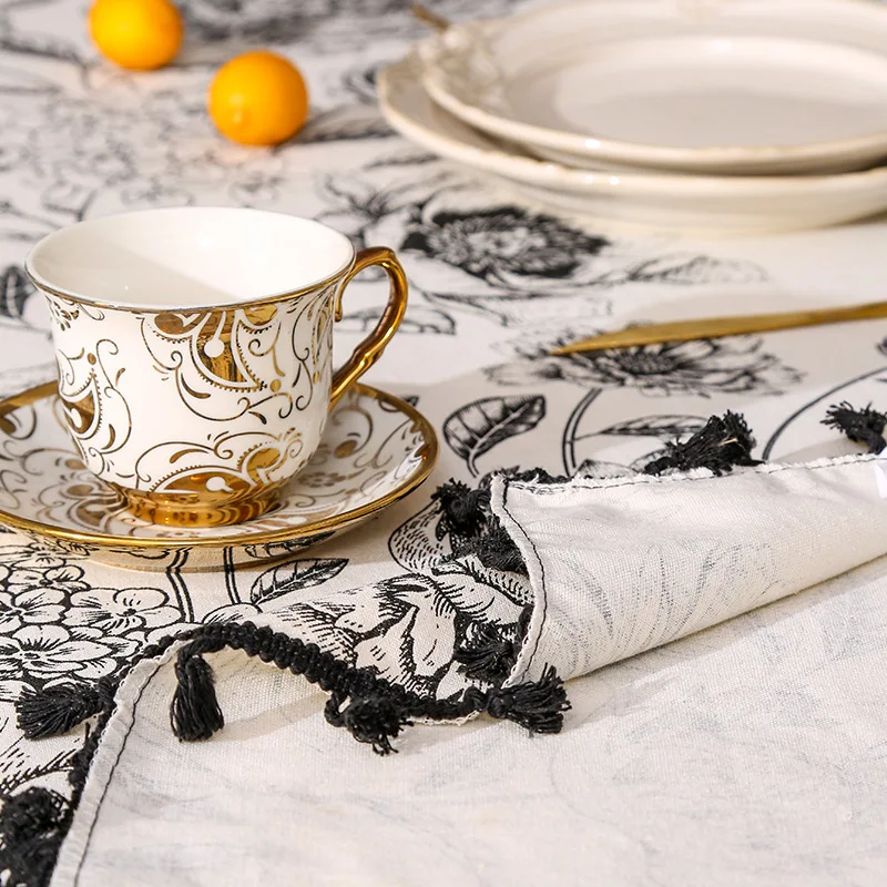 Flower Pattern Tablecloth Hot  - огляд і ціна Home Textiles Sale