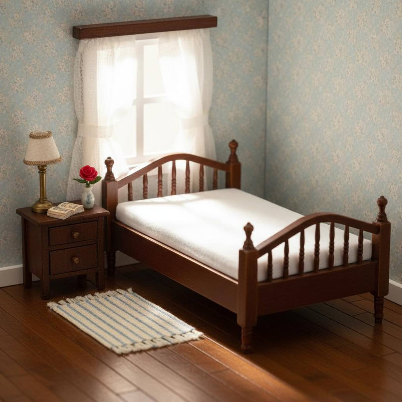 1:12 Scale Bed Textile Bedding - огляд і ціна Home Textiles & Decorations